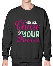 chase your dreams 79# - unicorn- Sweatshirt - Crew