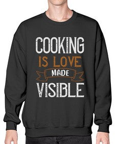 cooking is love made visible 134# - cooking- Sweatshirt - Crew