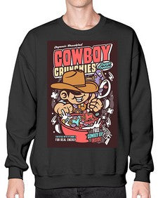 cowboy crunchies 345# - western- Sweatshirt - Crew