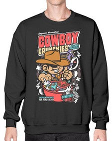 cowboy crunchies 346# - western- Sweatshirt - Crew