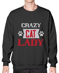 crazy cat lady Style 44# - cats- Sweatshirt - Crew