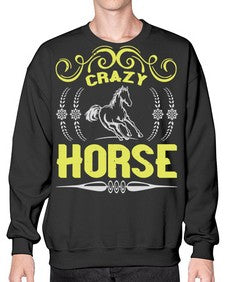 crazy horse Style 9# - horse- Sweatshirt - Crew