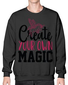 create your own magic 87# - unicorn- Sweatshirt - Crew