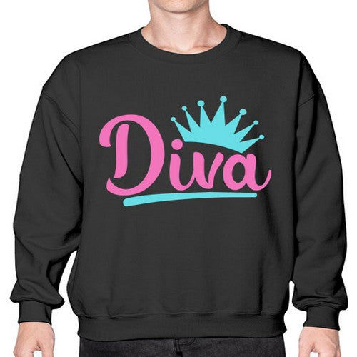 diva Style 121# - dogs- Sweatshirt - Crew