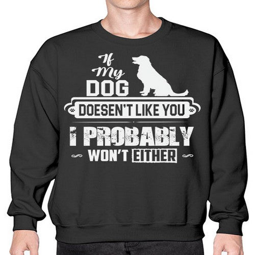 dog 113# - dogs- Sweatshirt - Crew