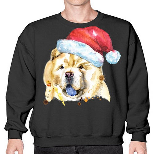 dog hat 102# - dogs- Sweatshirt - Crew