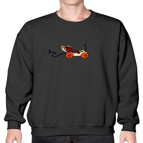 doggie pull toy 122# - dogs- Sweatshirt - Crew