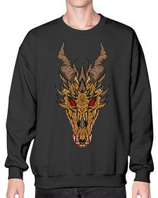 dragon 179# - dragon- Sweatshirt - Crew