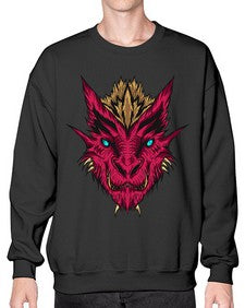 dragon 182# - dragon- Sweatshirt - Crew