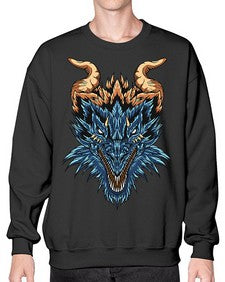 dragon 189# - dragon- Sweatshirt - Crew