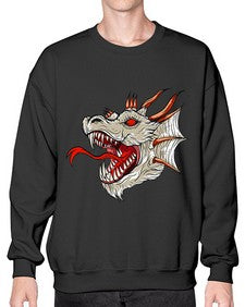 dragon 191# - dragon- Sweatshirt - Crew