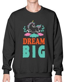 dream big 102# - unicorn- Sweatshirt - Crew