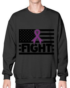 fight 145# - alzheimers- Sweatshirt - Crew