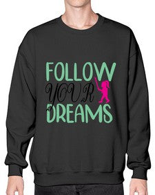 follow your dreams 134# - unicorn- Sweatshirt - Crew