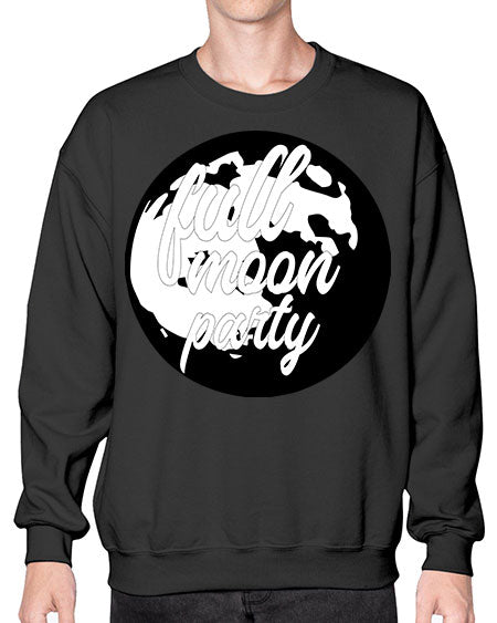full moon party 7# - moon- Sweatshirt - Crew