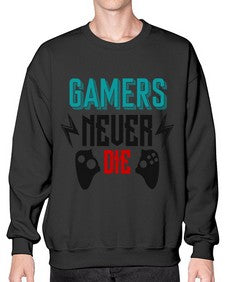 gamers never die 94# - video games- Sweatshirt - Crew