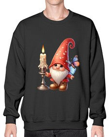 gnome with butterfly 16# - gnome- Sweatshirt - Crew