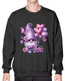 gnome with butterfly 19# - gnome- Sweatshirt - Crew