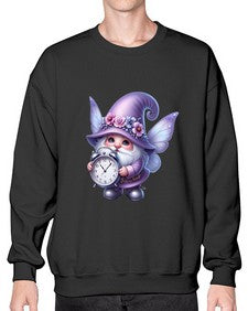 gnome with butterfly 23# - gnome- Sweatshirt - Crew