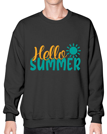 hello summer Style 98# - summer- Sweatshirt - Crew