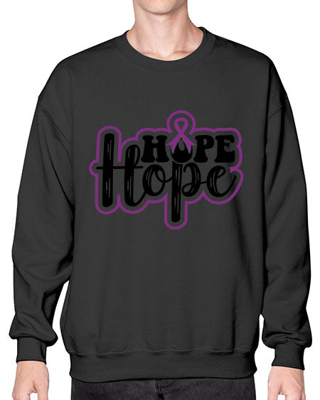 hope 164# - alzheimers- Sweatshirt - Crew