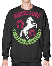 horse love Style 50# - horse- Sweatshirt - Crew