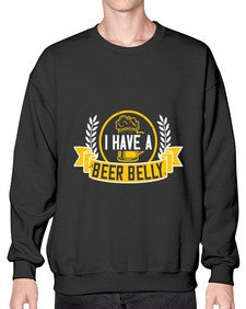 i have a beer belly 1110# - beer- Sweatshirt - Crew