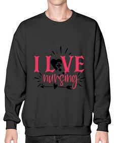 i love nursing Style 895# - nurse- Sweatshirt - Crew