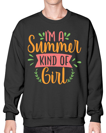 im a summer kind of girl 94# - summer- Sweatshirt - Crew