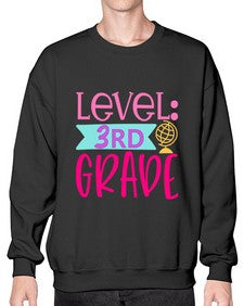 level third grade one hundred 465# - third grade- Sweatshirt - Crew