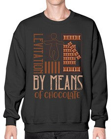 levitation by means of chocolate 307# - chocolate- Sweatshirt - Crew