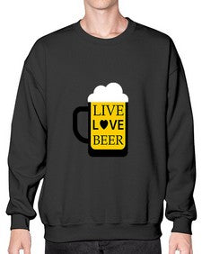 live love beer 1339# - beer- Sweatshirt - Crew
