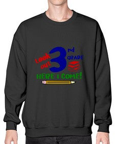 look out third grade 510# - third grade- Sweatshirt - Crew
