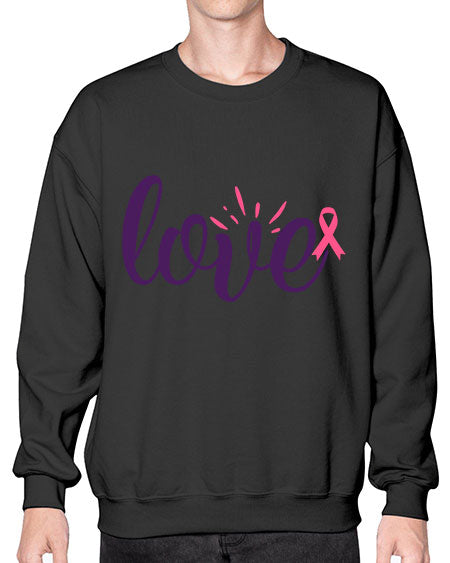 love Style 7# - breast cancer- Sweatshirt - Crew