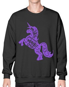 make your own magic colored 283# - unicorn- Sweatshirt - Crew
