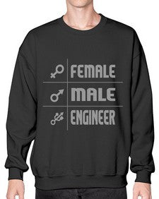 male female engineer 1084# - engineer- Sweatshirt - Crew