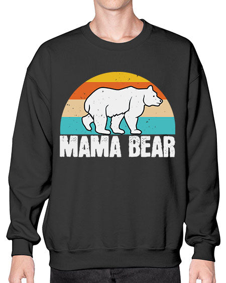 mama bear 177# - bears - animals- Sweatshirt - Crew