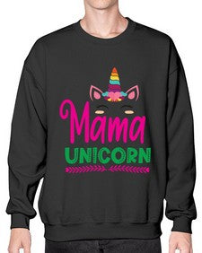 mama unicorn 291# - unicorn- Sweatshirt - Crew