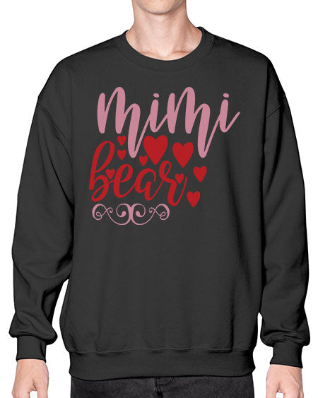 mimi bear 189# - bears - animals- Sweatshirt - Crew