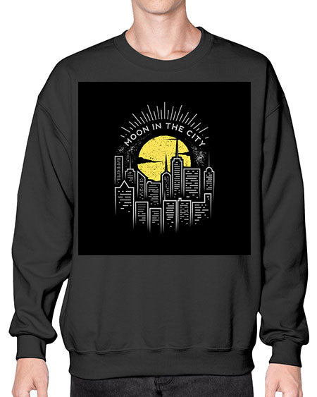 mooninthecity 2# - moon- Sweatshirt - Crew