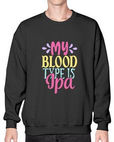 my blood type is ipa 347# - beer- Sweatshirt - Crew