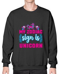 my zodiac sign is unicorn 325# - unicorn- Sweatshirt - Crew