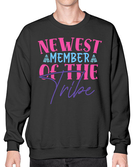newest member of the tribe Style 166# - baby- Sweatshirt - Crew