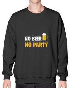 no beer no party 1433# - beer- Sweatshirt - Crew