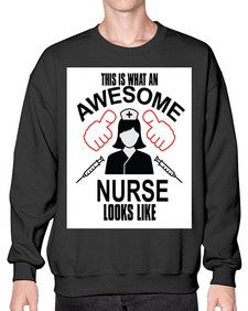 nurse tshirt 1218# - nurse- Sweatshirt - Crew
