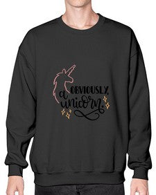 obviously a unicorn 334# - unicorn- Sweatshirt - Crew