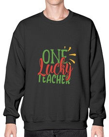 one lucky teacher Style 325# - teacher- Sweatshirt - Crew