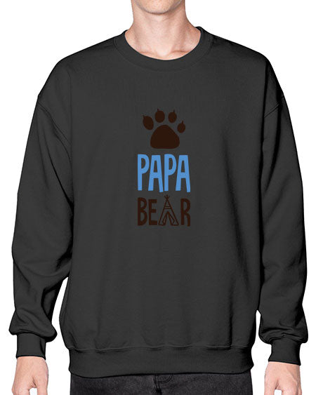 papa bear png 223# - bears - animals- Sweatshirt - Crew