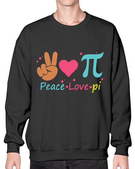 peace love pi 30# - pi- Sweatshirt - Crew
