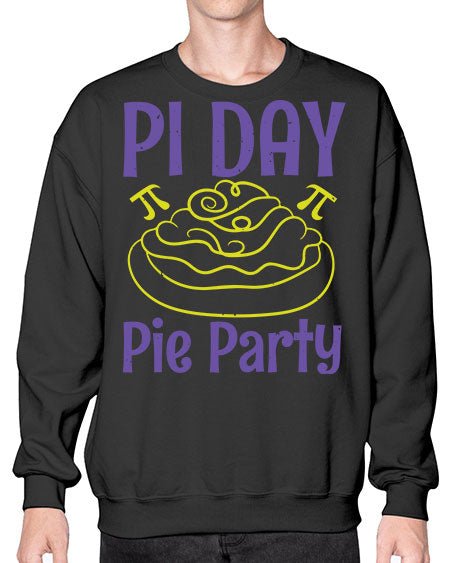 pi day pie party 38# - pi- Sweatshirt - Crew